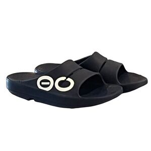 Oofos Ooahh Sport Recovery Slide Unisex M7 W9 Navy
